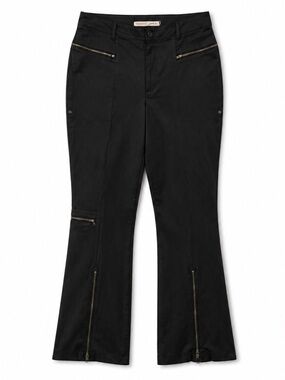 Vintage 90s Nevada Black Flare Cargo Zipper Pants – Size 14 EUC
